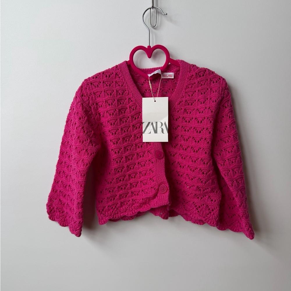 Zara Fuchsia Knit Sweater